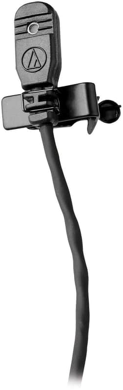 Audio-Technica MT830cH Lavalier Microphone for Audio-Technica Wireless Black image 1