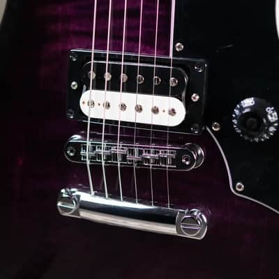 Gibson Victory Figured Top Electric Guitar - Dark Purple Burst with Hardshell Case image 9