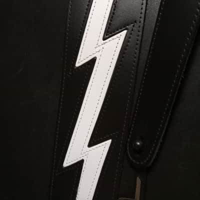 Perris leathers ltd Lightning leather strap 2015 - Black / White image 1