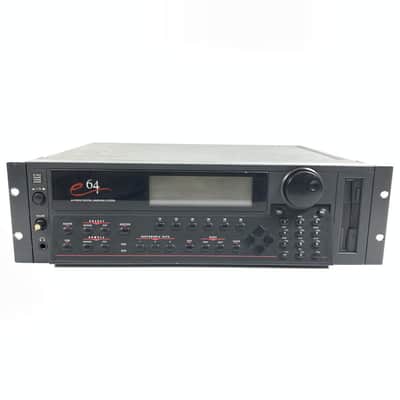 E-MU Systems E64 Emulator Rackmount 64-Voice Sampler Workstation 1996 - Black　TGHM image 2