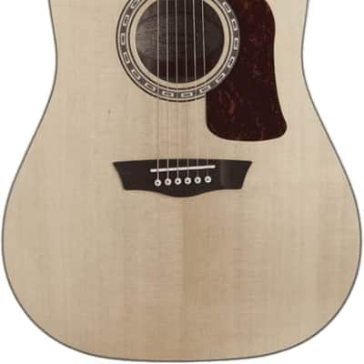 Washburn 6 String Acoustic Guitar, Natural Gloss (HD10S-O) image 1