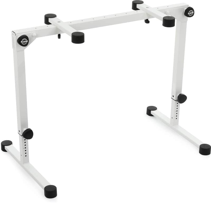 K&M 18820 Omega Pro Keyboard Stand - Pure White image 1