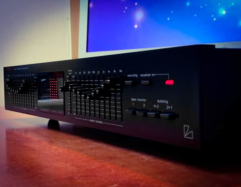 Luxman G-111 1988 Black 🔥RARE🔥 Vintage Stereo Graphic Equalizer