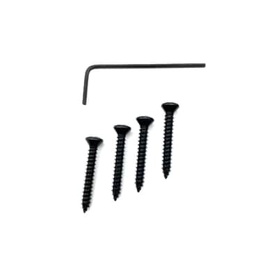 Hipshot B Style 4 String Bass Bridge - Black / Aluminium / .750" (19mm) image 2