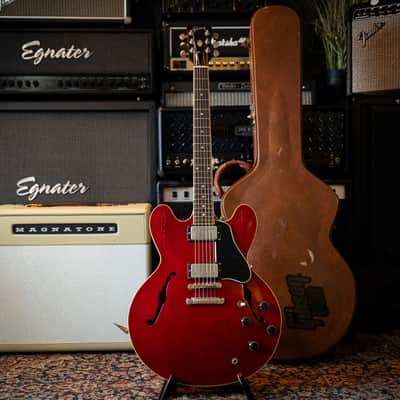 Gibson ES-335 Dot 1990 - Cherry w/OHSCGibson ES-335 Dot – 1990 – Cherry – w/ Original Hardcase – Very Good Condition image 2