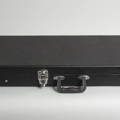 Fender  Mustang Solid Body Electric Bass Guitar (1975), ser. #551821, black tolex hard shell case. image 11