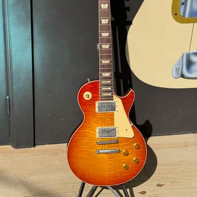 Gibson Les Paul R9 '59 Reissue 2020 - beautiful Cherry'burst very figured & featherweight ! image 2