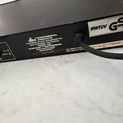 dbx 166 2-Channel Dynamics Processor 1980s - Black image 8
