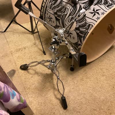 First Act MD7014 drums Evans heads, snare, kick, 1 rack and 1 floor tom image 17
