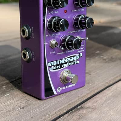 Pigtronix MS2 Mothership 2 Analog Synthesizer 2010s - Blue/Purple Graphic image 2