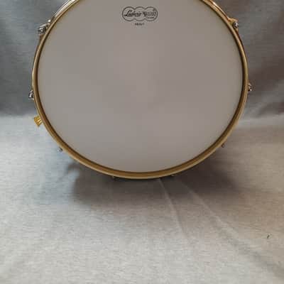 Ludwig Limited Edition Supraphonic "Brass Beauty" 6.5x14" Snare Drum with Brass Tube Lugs and P86 Millennium Strainer image 7