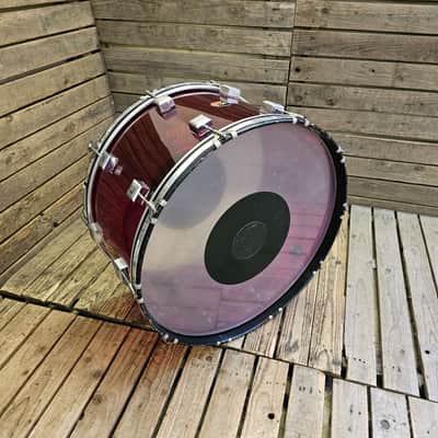 Marching 28" Bass Drum Eddie Ryan Custom, Red Acrylic USED! RKEDR220726 image 4