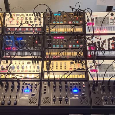 KORG VOLCA ENTIRE COLLECTION 16 total plus custom 4x4 rack! image 5
