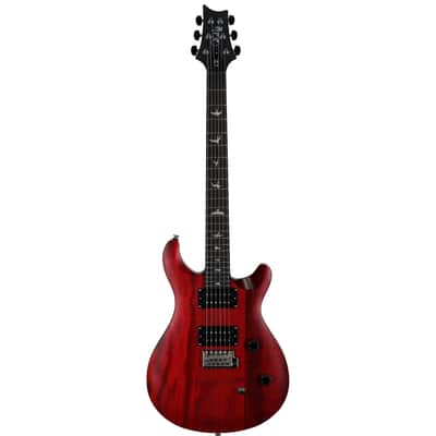Paul Reed Smith SE CE 24 Standard Satin Guitar w/ PRS Gig Bag - Vintage Cherry image 2