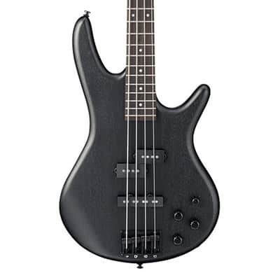 Used Ibanez GSR200BWK GIO SR Bass Guitar - Weathered Black image 1