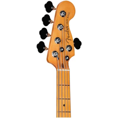 Fender American Ultra II Jazz V 5-String Electric Bass, Avalanche, with Case image 7