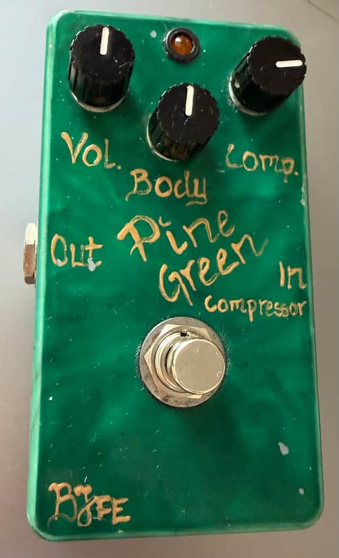 BJFE Pine Green Compressor [Early Serial #154] | Reverb UK