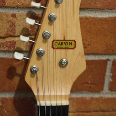 1960 Carvin #3-SBG Solid Body Electric Guitar - Natural Finish image 7
