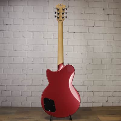 D'Angelico Premier Atlantic Electric Guitar Oxblood w/Gig Bag image 8
