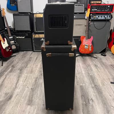 Fender Bandmaster Reverb 2-Channel 40-Watt Guitar Amp Head & 2x12 Cab 1970s - Silverface image 6