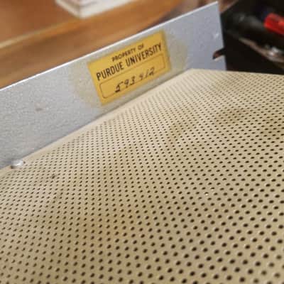 Viking RP-61 (VU) Rackmount Tube record/playback amplifier VU meter 1950s - Hammered grey metallic paint image 7