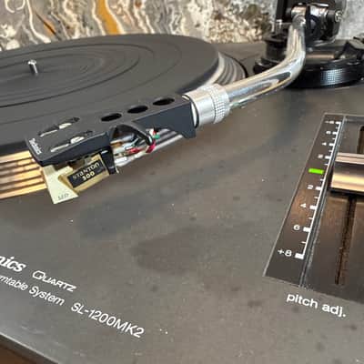 technics sl-1200mk2 Direct Drive turntable Black Dj Audiophile image 6
