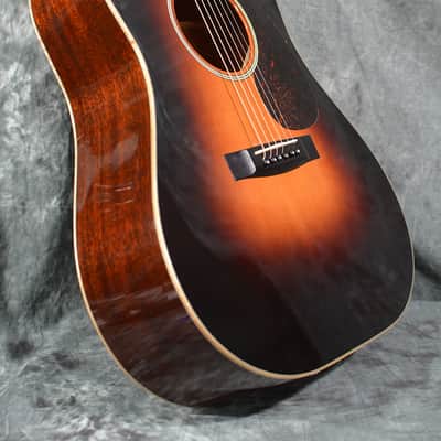 Huss & Dalton DS Custom 14 Fret Adirondack Red Spruce & Mahogany Dreadnought Acoustic Electric Sunburst w Case & FAST Shipping image 8