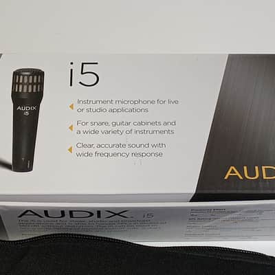 Audix i5 Cardioid Dynamic Instrument Microphone 2010s - Black image 5
