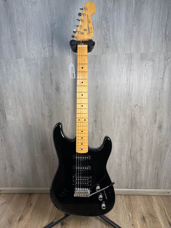 Squier II Standard Stratocaster with Maple Fretboard (Made in Korea) 1989 - 1992 - Black image 1