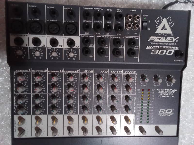 Peavey Unity 300 12 channel mixing board | Reverb