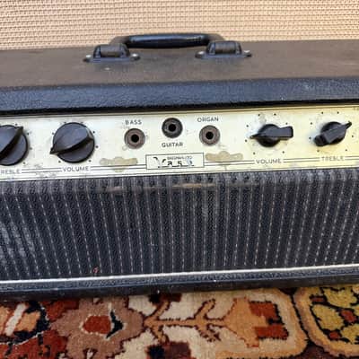 Vintage 1960s Vase Bassman 120 6L6 Australian Original Valve Amplifier Head RARE image 2