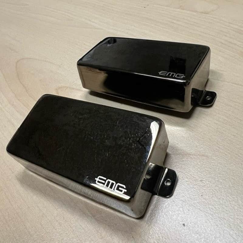 EMG 81/89R Active Humbucker Set 2012 Black Chrome | Reverb