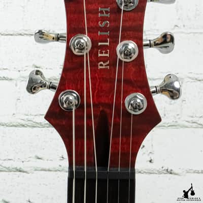 Relish Jane Hollowbody Electric Guitar - Bordeaux Flamed Maple image 6