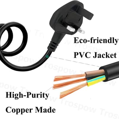C13 Power Cable Replacement for Marshall Amplifies JCM 2000 DSL 100 Code 25 50 100 DSL5CR DSL100H Amp Amplifier Guitar 3Pin 6Feet AC Power Cable Lead Plug UK Mains image 2