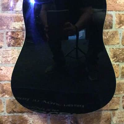 Ibanez V50NJP Black Dreadnought Acoustic Guitar image 5