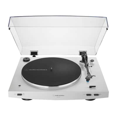Audio Technica AT-LP3xBT Automatic Wireless Belt-Drive Turntable (White) Bundle image 2