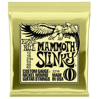 ERNIE BALL 2214 Nickel Wound Mammoth 12-62 Wound Saiten für E-Gitarre image 1