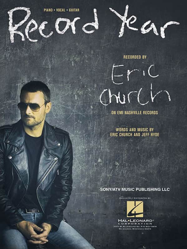 Record Year (Eric Church) Piano Vocal image 1