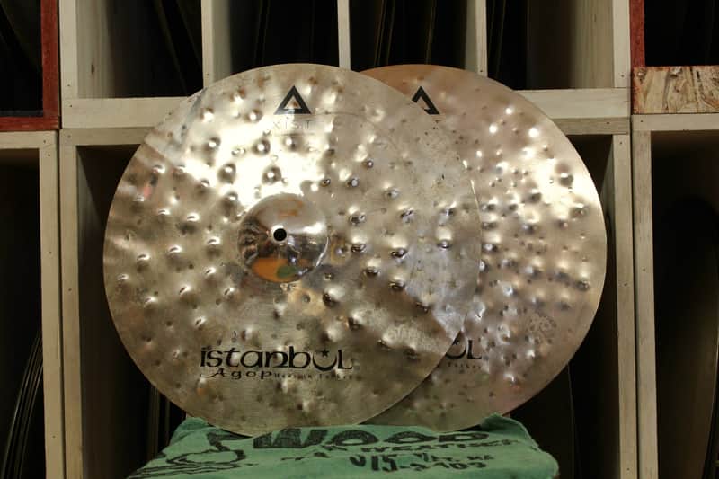 Istanbul Agop 15" Xist Dry Dark Brilliant Hi-Hats 716/1098g image 1