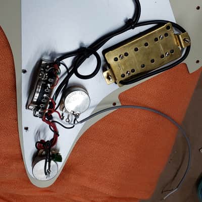 2017 Squire HH Stratocaster with Upgraded electronics and Hardshell Case image 8