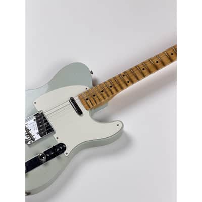 Fender CUSTOM SHOP TELECASTER 1955 - JOURNEYMAN RELIC WITH CLOSET CLASSIC HARDWARE Super Aged Sonic Blue image 5