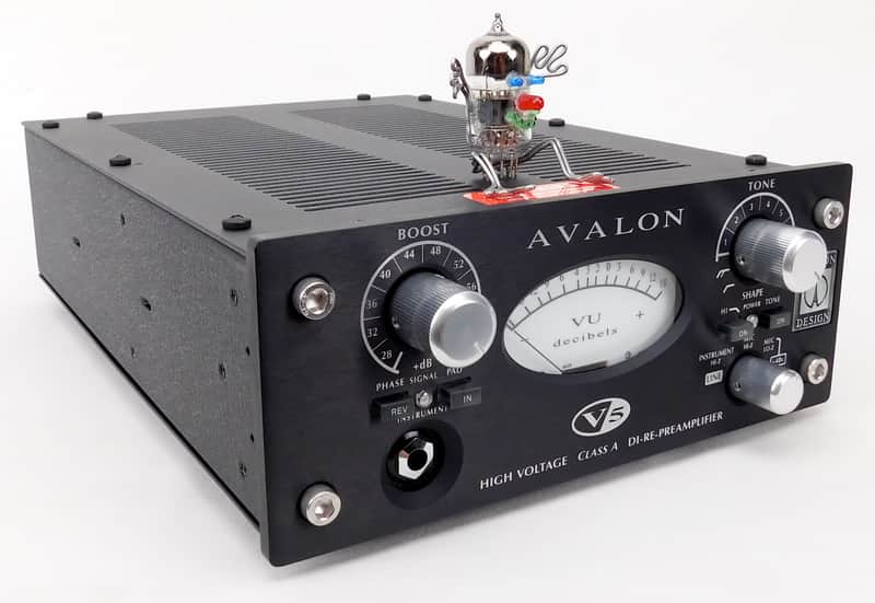 Avalon V5 Black Mic Preamp Instrument D.I.-Re-Mic + Wie Neu + 1,5 Jahre Garantie image 1