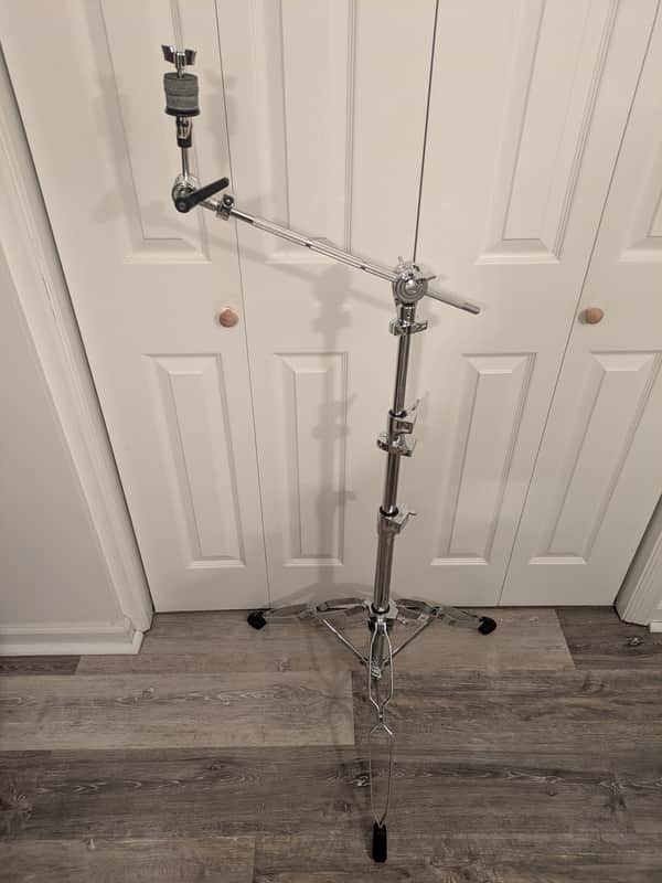 DW DWCP9700 9000 Series Heavy Duty Double-braced Straight/Boom Cymbal Stand 2010s - Chrome image 1