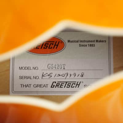 Gretsch G5420T - 2012 - Sunburst - Hollowbody image 11