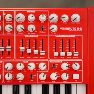 Arturia Minibrute RED Special Edition 25-Key Analog Synthesizer Keyboard #56859 image 4