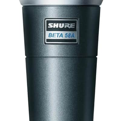Shure BETA 58A Vocal Microphone - Single Element Supercardioid Dynamic Mic for Stage and Studio, Includes A25D Adjustable Stand Adapter, 5/8” to 3/8” (Euro) Thread Adapter and Storage Bag image 6