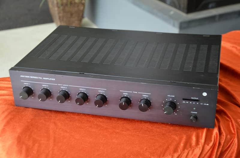 RCF AM1120 rare PA Amplifier - power supply included image 1