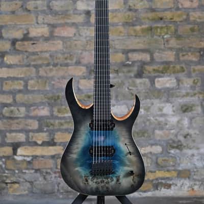 Mayones Duvell Elite 7, Schaller Hannes Bridge - Galaxy Blue Gloss image 13