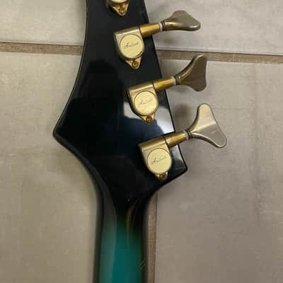 Aria Pro II  RSB Deluxe II Bass 1983 - Blue Burst MIJ Matsumoku John Taylor Cliff Burton image 21