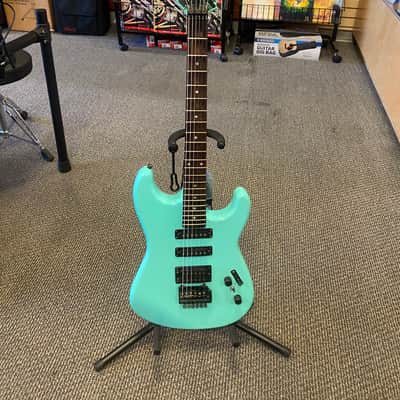 RARE BC Rich Class Axe BC Rich Rave Gorilla Strat - Sonic Blue image 1